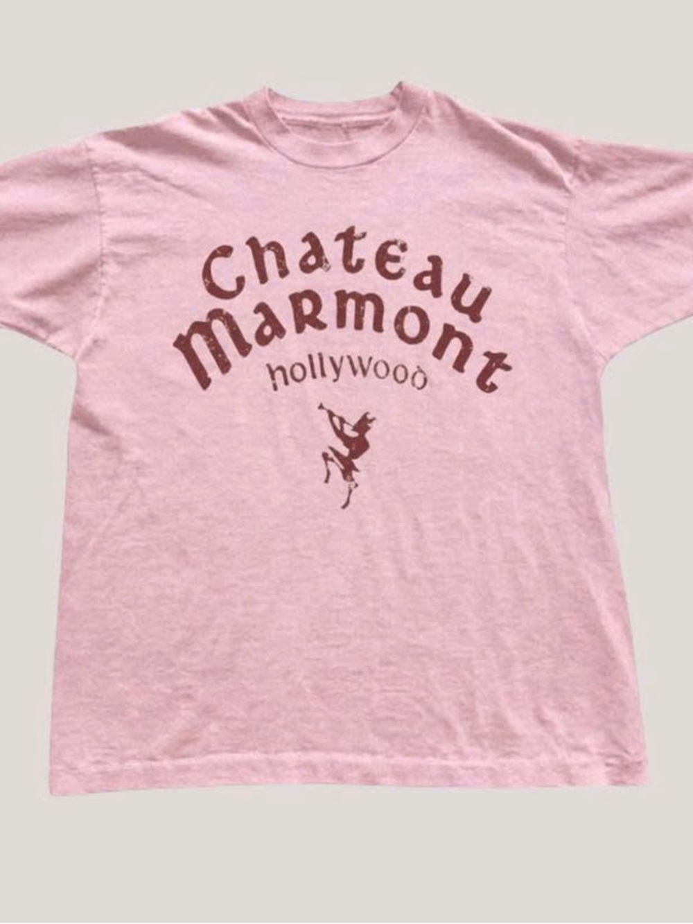 Chateau Marmont Pink Graphic Tee